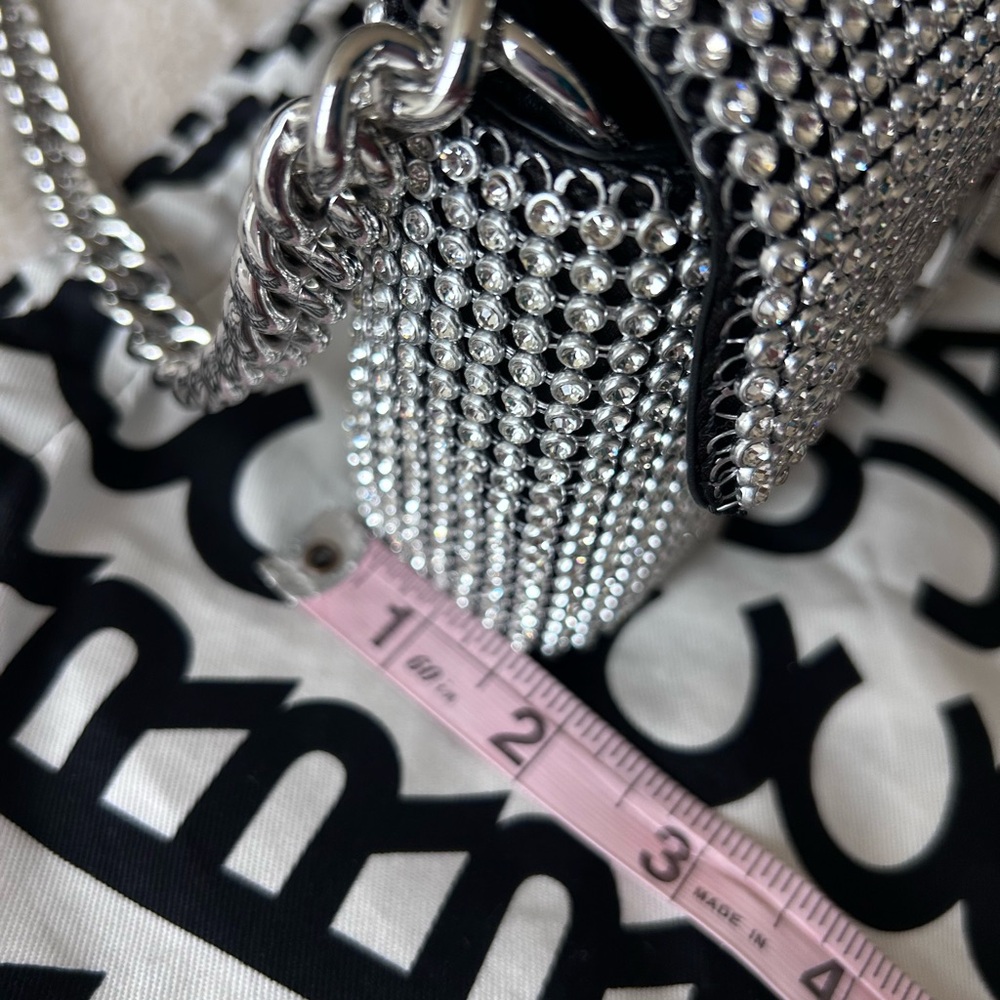 NWT MARC JACOBS The Rhinestone J Marc Crystal Embellished Shoulder Bag - Picture 12 of 17